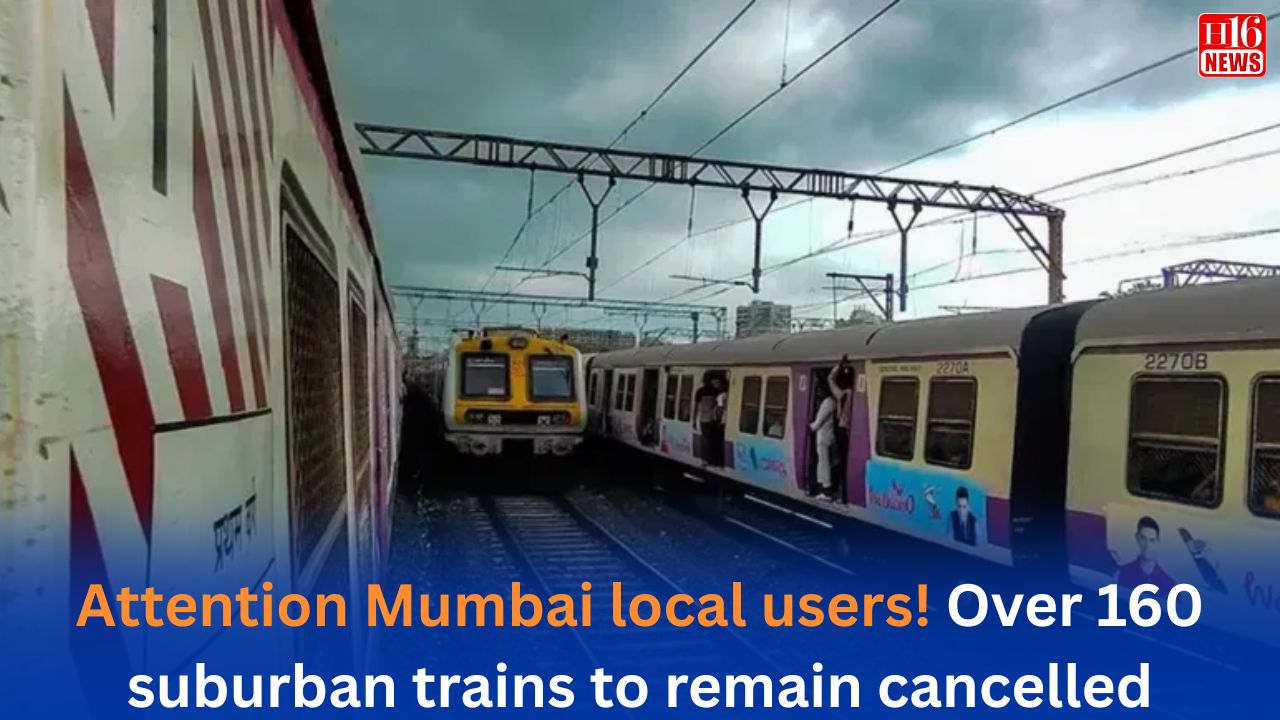 Attention Mumbai local users! Over 160 suburban trains to remain cancelled